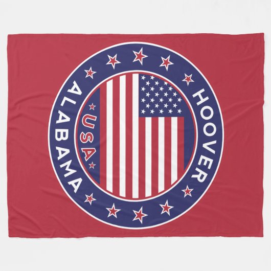 Alabama, Hoover Fleecedecke (Vorderseite (Horizontal))