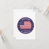 Alabama, Hoover Karte (Vorderseite/Rückseite Beispiel)
