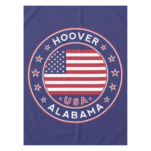 Alabama, Hoover Tischdecke (Vorderseite)