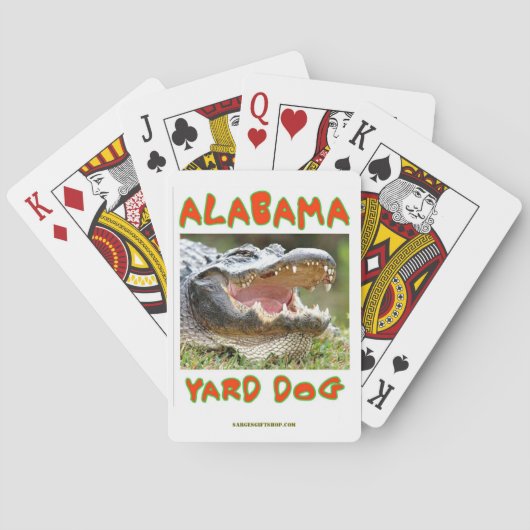 ALABAMA-HUND SPIELKARTEN (Rückseite)