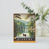 Alabama | Hyper-Realistisches Staat Postkarte (Stehend Vorderseite)