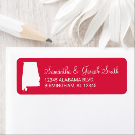 Alabama in weiß und rot