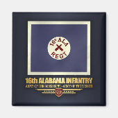 Alabama Infanterie (f10) Magnet (Vorne)