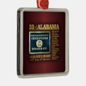 Alabama Infantry (BA2) Ornament Aus Metall (Rechts)