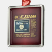 Alabama Infantry (BA2) Ornament Aus Metall (Links)