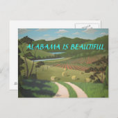 ALABAMA IST SCHÖN POSTKARTE (Vorne/Hinten)