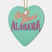 Alabama ist Zuhause Keramikornament (Links)