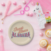 Alabama ist Zuhause Pappteller (Party)