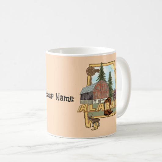 Alabama Kaffeetasse (VorderseiteRechts)
