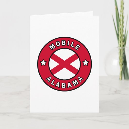 Alabama Karte (Vorderseite)