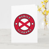 Alabama Karte (Gelbe Blume)