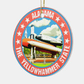 Alabama Keramik Ornament (Links)