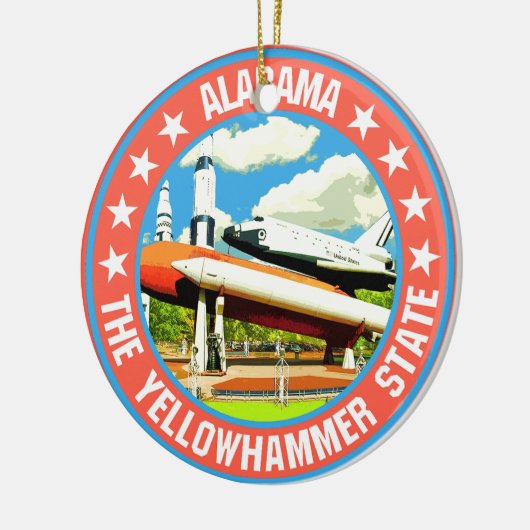 Alabama Keramik Ornament (Links)