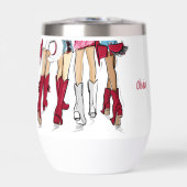 Alabama Ladys Fashion Cowboy Boots Crimson Custom (Vorderseite)