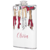 Alabama Ladys Fashion Cowboy Boots Hats Crimson Flachmann (Links)