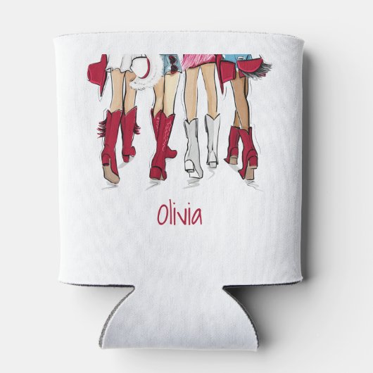 Alabama Ladys Fashion Cowboy Boots Hats Custom Dosenkühler (Rückseite)