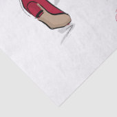 Alabama Ladys Fashion Crimson Cowboy Boots Hats Seidenpapier (Detail)