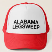 ALABAMA LEGSWEEP lustiger Slogan LKW-Hut Truckerkappe (Vorderseite)