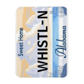 Alabama License Plate Magnet (Vertikal)