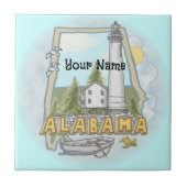 Alabama Lighthouse Fliesen (Vorderseite)