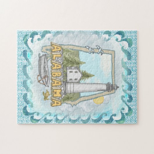 Alabama Lighthouse Puzzle (Horizontal)