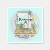 Alabama Lighthouse Serviette (Vorderseite)