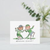 Alabama Lizards Postkarte (Stehend Vorderseite)