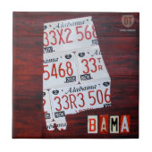 Alabama-Lizenz-Platten-Karten-Keramik-Fliese Fliese (Vorderseite)