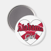 Alabama Mädchen Magnet (Vorderseite/Rückseite)