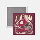 Alabama Magnet (Vorderseite/Rückseite)