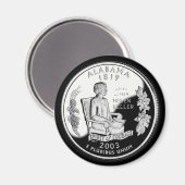 ALABAMA MAGNET (Vorderseite/Rückseite)