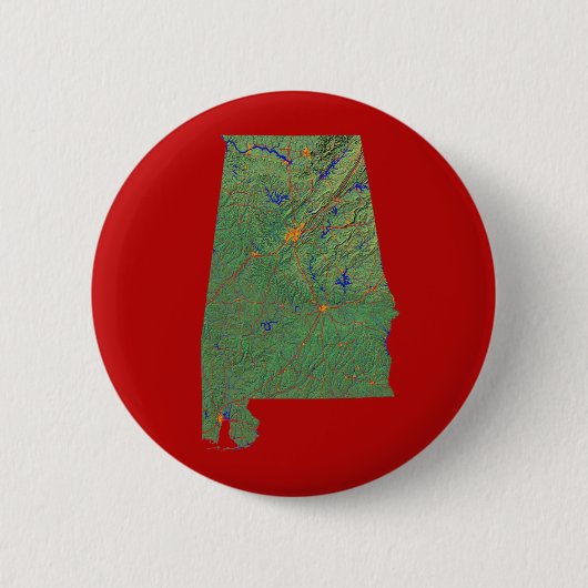 Alabama Map Button (Vorderseite)