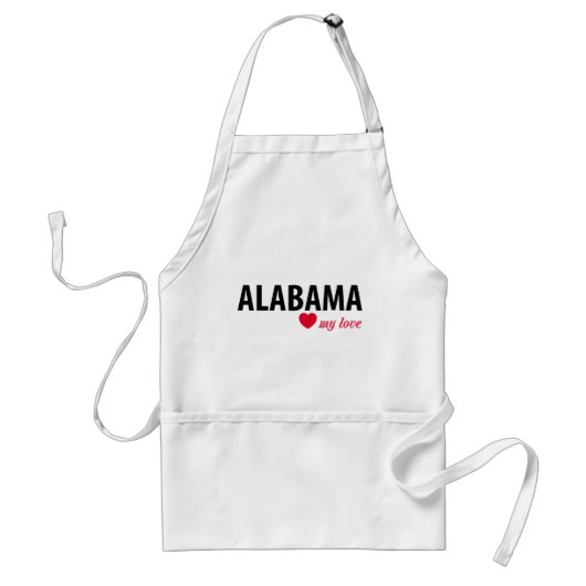 Alabama meine Liebe Schürze (Vorne)