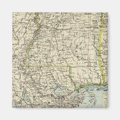 Alabama, Mississippi, Louisiana, Arkansas Magnet (Vorne)