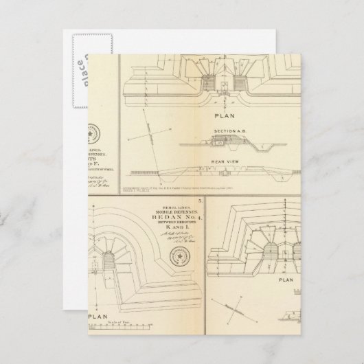 Alabama Mobile Defense Postkarte (Vorne/Hinten)