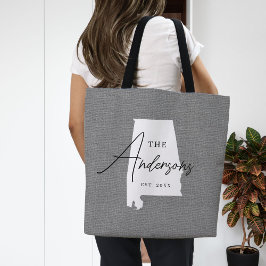 Alabama Monogram Staat Tote Bag Tasche