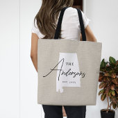 Alabama Monogram Staat Tote Bag Tasche