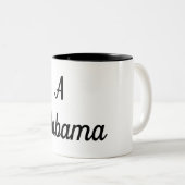 Alabama Monogram Zweifarbige Tasse (VorderseiteRechts)