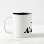 Alabama Monogram Zweifarbige Tasse (Links)