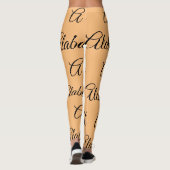 Alabama Monogramm Leggings (Rückseite)