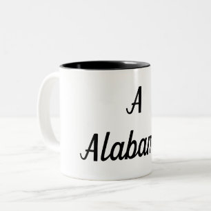 Alabama Monogramm Zweifarbige Tasse