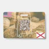 Alabama- My Little Peanut Child ID Ausweis (Back)