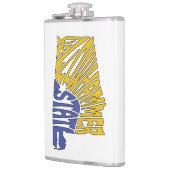 Alabama Nickname Word Art Flachmann (Links)
