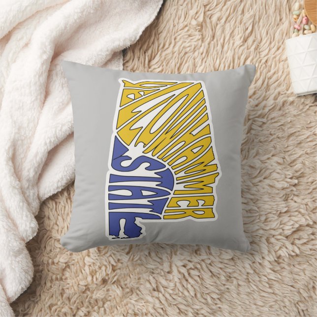 Alabama Nickname Word Art Kissen (Decke)