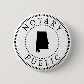 Alabama Notary Public Button (Vorderseite)