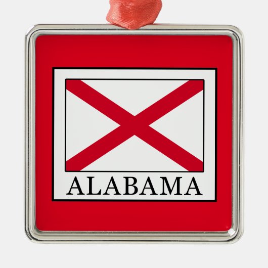 Alabama Ornament Aus Metall (Vorne)