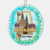 Alabama-Ornament Keramik Ornament (Links)