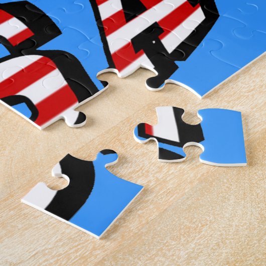 Alabama Picture und USA Flag Schriftart Puzzle (Seite)