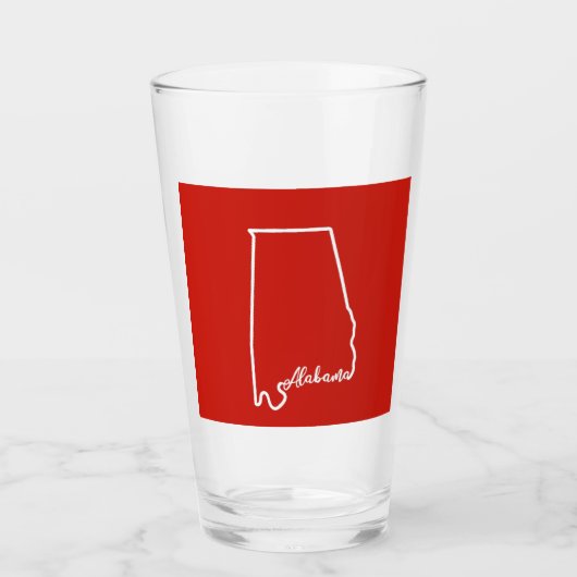 Alabama Pint Glass Glas (Vorderseite)