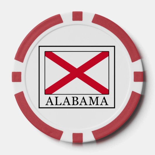 Alabama Pokerchips (Vorderseite)